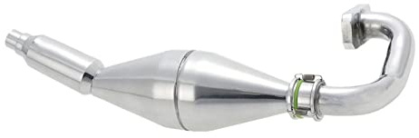 rockible Set di Tubi di Scarico in Alluminio per Veicoli RC Scala 1:5