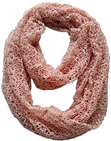 FAIRYGATE Damen Schal Pink Tücher Damen Loopschal Schal Schlauchschal Rundschal Halstuch Loop Vintage D54014