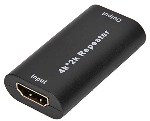Amplificador HDMI 4K2K 1080P, Cable de Transmisión a Distancia 40M, Repetidor HDMI a HDMI Activo, Velocidad de Transferencia de 165MHz Hembra a Hembra, Amplificador de Señal HDMI 2,0