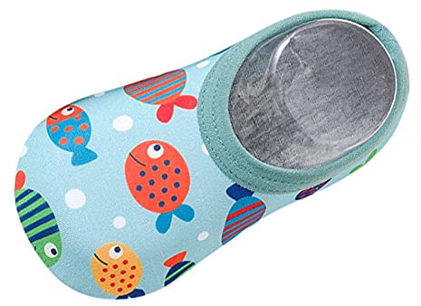 riou Zapatos de Agua para Niños y Niñas,Escarpines Piscina Niña Antideslizante Secado Rápido Calcetines de Natación Zapatillas de Piscina Descalzo Unisex Bebé Verano Playa Surf Calzado