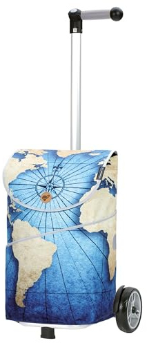 ANDERSEN Einkaufstrolley - Shopper Mix A14 | mit ergonischem 3-Wege-Griff, höhenverstellbar, aus Alu, bis 40 kg - Tasche Limited Edition, Seitenfach, Innenfach, 46 L