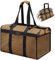 Highpro Kaminholzträger - Holzträger für Brennholz, gewachstes Segeltuch, Holztragetasche mit Griffen, ideal zum Tragen von Holz zu Hause oder beim Camping im Freien und drinnen