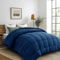 DUANDAUN Bettdecke 220 x 240cm 4 Jahreszeiten Bettdecke,Mikrofaser Steppdecke, Weiche und Bequeme Ganzjahresdecke, Deal für Allergiker, Dunkelblau