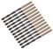 sourcing map 12pcs Jobber Drill Bits 4mm (0.157) Black Nitride & Gold Titanium Coated M2 High Speed Steel (HSS) Twist Drill Bits for Stainless Steel Aluminum Alloy Metal