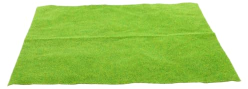 Happyyami Kunstrasen-Rasenteppich Kunststoff-Grasmatte Kunstrasen Golfrasen-Pad Picknickdecke Teppich DIY-Mikro-Landschaftsstütze Terrasse Garage Dekoration 25 X 25 cm