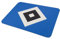 HSV Hamburger SV Mousepad Raute gummiert
