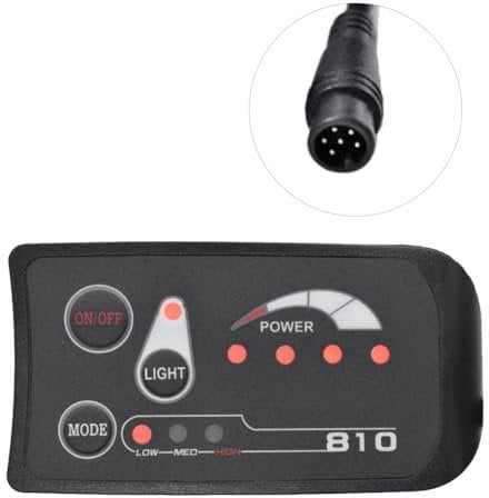 S810 6 Pin Bicicletta Elettrica Meter Display LED IP65 36V UART per bici elettrica Computer bici elettrica (36V) Accessori