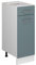 Vicco Küchenunterschrank R-Line, Blau-Grau/Weiß, 30 cm ohne Arbeitsplatte