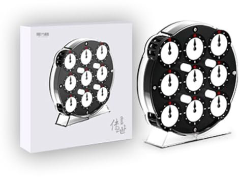 QY ChuanShi Speed Cube Clock, Speed Cube Clock Puzzle 3D pädagogisches Puzzle Spielzeug Geeignet für Cube Liebhaber