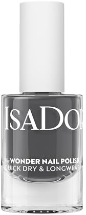 IsaDora Nagellack schnelltrocknend - Langanhaltend und einfach aufzutragen - Individuelles Nageldesign - Veganer Nagellack - Nail Polish in verschiedenen Farben - 138 Graphite Grey