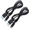iwiio Cavo di ricarica 3DS, cavo di ricarica USB da 1,2 m, per Nintendo 3DS/DSI/DSI XL/New 2DS/2DS XL/New 3DS, alimentazione USB, nero, confezione da 2