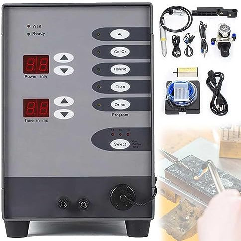 XCSCUK Automatic Pulse Spot Welding Machine, Pulse Argon Arc Sparkle Spot Welder, Jewelry Repair Tool, for Gold Silver Platinum
