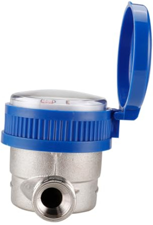 Operitacx Compteur Eau Froid Mécanique Intelligent avec Rotor Durable Affichage Numérique Facile à Installer pour Usage Domestique