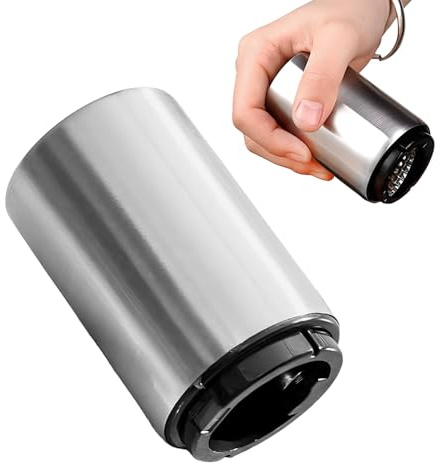 DOETYD Bottle Opener,Stainless Steel Push Down Bottle Opener for Beer Cola Soda Cap Top,Automatic Bottle Cap Opener Kitchen Tool Accessories Gadgets