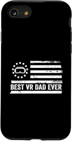 Hülle für iPhone SE (2020) / 7/8 VR Virtual Reality US Amerikanische Flagge Patriotische Retro