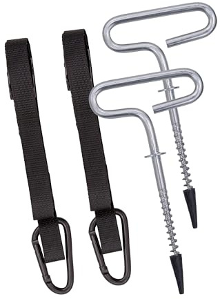 Eskimo 24260 Deluxe Shelter Tie Down Kit, Grey