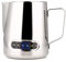 L-BEANS Stainless Steel Coffee Milk Frothing Pitcher with Thermometer,600ml