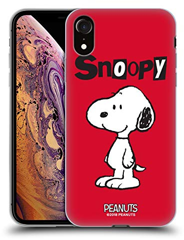 Head Case Designs Offizielle Peanuts Snoopy Persöhnlichkeiten Gel Handyhülle Hülle [Militärischer Schutzgrad] Kompatibel mit Apple iPhone XR