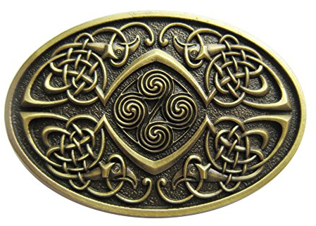 Urban Backwoods Celtic Knot IV Gürtelschnalle für Wechselgürtel Buckle