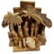 Bethlehem Gifts TM Olivenholz Weihnachten aus Jerusalem (15,2 cm Krippe)