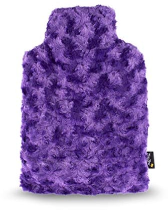 Zhu Zhu Plush Hot Bottle Body Warmer - Microwavable Wheat Bag - Microwave Heat Pad with Lavender (Purple Swirl)