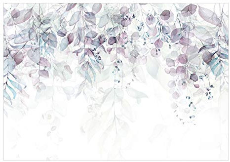 murando Fotomurales Hojas 350x256 cm XXL Papel pintado tejido no tejido Decoración de Pared decorativos Murales moderna Diseno Fotográfico Oficina Naturaleza Plantas Como Pintado b-C-0615-a-c