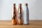 AK Lifestyle Stainless Steel Insulated Double Wall Reusable BPA Free Leak Free Water Bottle Flask 480ml 0.48L 0.48 litre (Rose Gold)