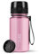 720°DGREE Botella Agua Niños 350ml “uberBottle“ - Tamiz-Fruta, crystalClear - Sin BPA, Prueba Fuga, Reutilizable - Cantimplora ligera - Water Bottle ideal para Escuela Infantil, Niña, Joven, de 3 Años