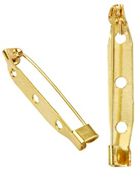 200 Pcs Badge Pins Bar Pins Verrouillage Broches Broche Fermoir Goupille Dos Goupille De Sécurité pour DIY Artisanat Étiquettes De Nom Fabrication De Bijoux De Fantaisie Coudre