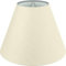 Wogati® Premium Lampenschirm E14/E27 Baumwolle | Verschiedene Größen & Farben | Creme/Größe: S | Für Stehlampe, Hängelampe und Tischlampe