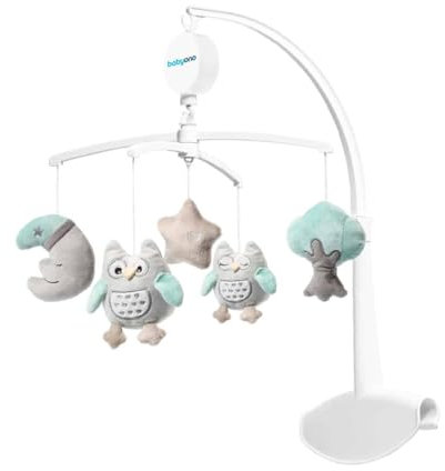BabyOno Karuzelka zu Bett mit Musik-Eule Sophia
