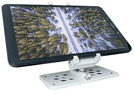 SYSTEM-S Soporte para Mando a Distancia del dron para Smartphone y Tablet, Color Blanco