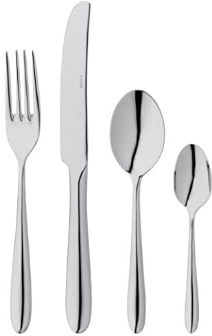 Stellar Winchester BW48 16-Piece Set Stainless Steel Cutlery for 4 Place Settings in Gift Box, Dishwasher Safe