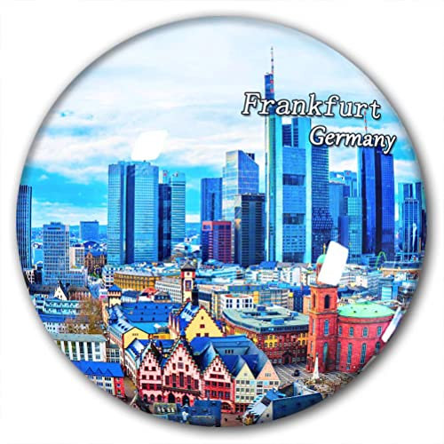 Deutschland Frankfurt Kühlschrankmagnet Kühlschrankaufkleber Deko Magnet Reise Souvenir Kristallglas