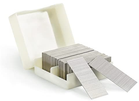KIMSING Clavos de acero inoxidable de calibre 23, 9.000 piezas/caja, pasadores sin cabeza de 1 pulgada (25 mm) para clavadoras neumáticas y pinzas neumáticas para muebles (P625SS)