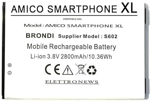 Batteria per Brondi Amico Smarphone XL
