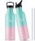 HoneyHolly Trinkflasche aus Edelstahl, 500 ml, Trinkflasche mit Strohhalm und Filter, umweltfreundlich, wiederverwendbar, BPA-frei, Trinkflasche, Sport, Fitnessstudio, Yoga, Camping, Reisen, Schule