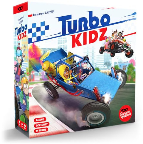 Scorpion Masqué Turbo Kidz | Juego de carreras de destreza | A partir de 7 años | 2 a 8 jugadores | 20 minutos