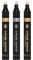 watera Flüssige -Chrom-Marker, Hochglanz-Chrom-Marker, Metallstift, Reflektierender Lackstift, 3 Farben, Permanente Metallic-Marker, 2–3 mm Größerer Anwendungsbereich, Hochglanz, Wasser