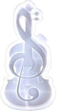 Silikon Musik Gitarre Form, 3D Gitarre Form DIY Musik Gitarre Kerze Form 3D Handgemachte Silikon Modell Musik Gitarre Silikonform Harzform Gießformen Resin Mold für Wand Schreibtisch Deko