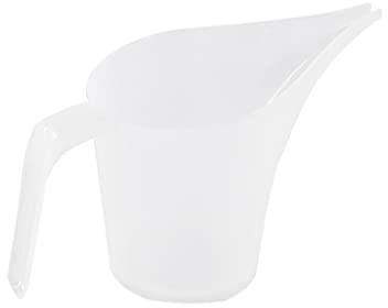 susiodeu Tasse à mesurer en plastique avec bec verseur ustensiles de cuisson grand entonnoir pichet Transparent gâteau outils de cuisson maison Restaurant