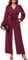 JASAMBAC Festival Outfit Women，Long Sleeve Jumpsuit Elegant Wide Leg Jumpsuits Wedding Guest Outfits One Piece Casual Jumpsuits V Neck&High Waist Romper Travel Outfits With Pockets