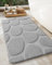 COLOR&GEOMETRY Badematte Badteppich rutschfest Waschbar, 61 x 110 cm Badezimmerteppich Groß Absorbierende Weiche Badvorleger, Badematte Grau für Badezimmer, Dusche, Badewanne, Waschküche