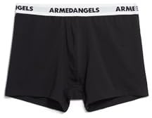 ARMEDANGELS Herren Boxer aus Bio-Baumwoll Mix RYAANO Fitted Black