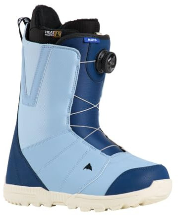 burton - Stivali da snowboard Moto Boa Nightfall Dusty Blue Uomo - Uomo - Dimensione 44.5 - Blu