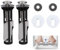 2 Pcs Fixation Abattant WC Universel,Fixation Cuvette WC,Fixation WC,Universelles pour Abattant Accessoires,Kit de Rechange pour Siège de Toilette,Facile à Installer,Installation Facile,Vis Abattant