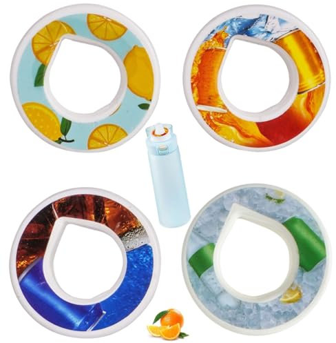 Pods pour Bouteille d'eau,Lot De 4 Capsules Aromatiques Pour Bouteille d'Eau,Pods Parfumés Pour Eau Aromatique,Pour La Gym,La Course,l'Extérieur