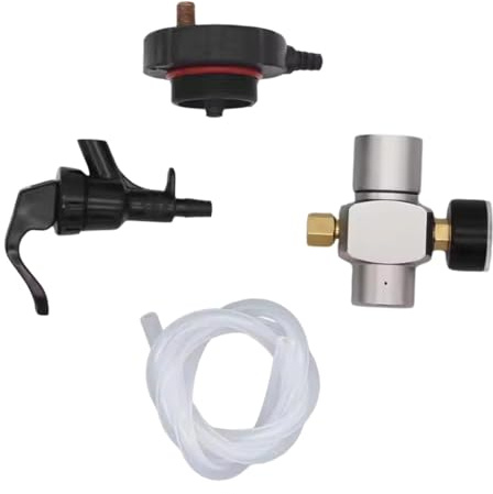 KESOTO Kit Dispensador de Mini Barriles con Grifo para Picnic Y Regulador de CO2 para Preparar Cerveza Casera