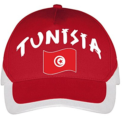 Supportershop Football Tunisie Casquette, Rouge, FR Taille Unique Taille Fabricant Taille One Sizeque EU