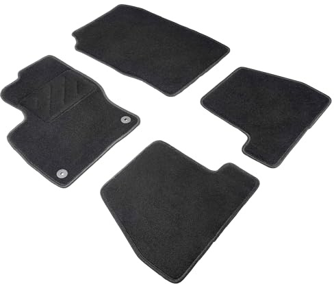 WALSER Comfort Auto Teppiche für Ford Focus III 07/2010-Heute, 100% passgenaue Auto Fußmatten Made in Europe, Fußmatte Auto, Autoteppich Auto, Fussmatten Auto